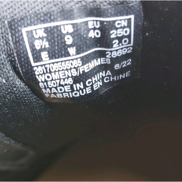 Clarks Caroline Orchid Ruched Ankle Boot Womens 9 Wide Black Leather Side Zip - Picture 12 of 12